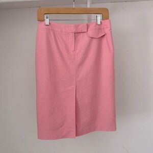 Bundle 3 for 50% off Y2K Elie Tahari Pink Linen/Rayon Pencil Skirt